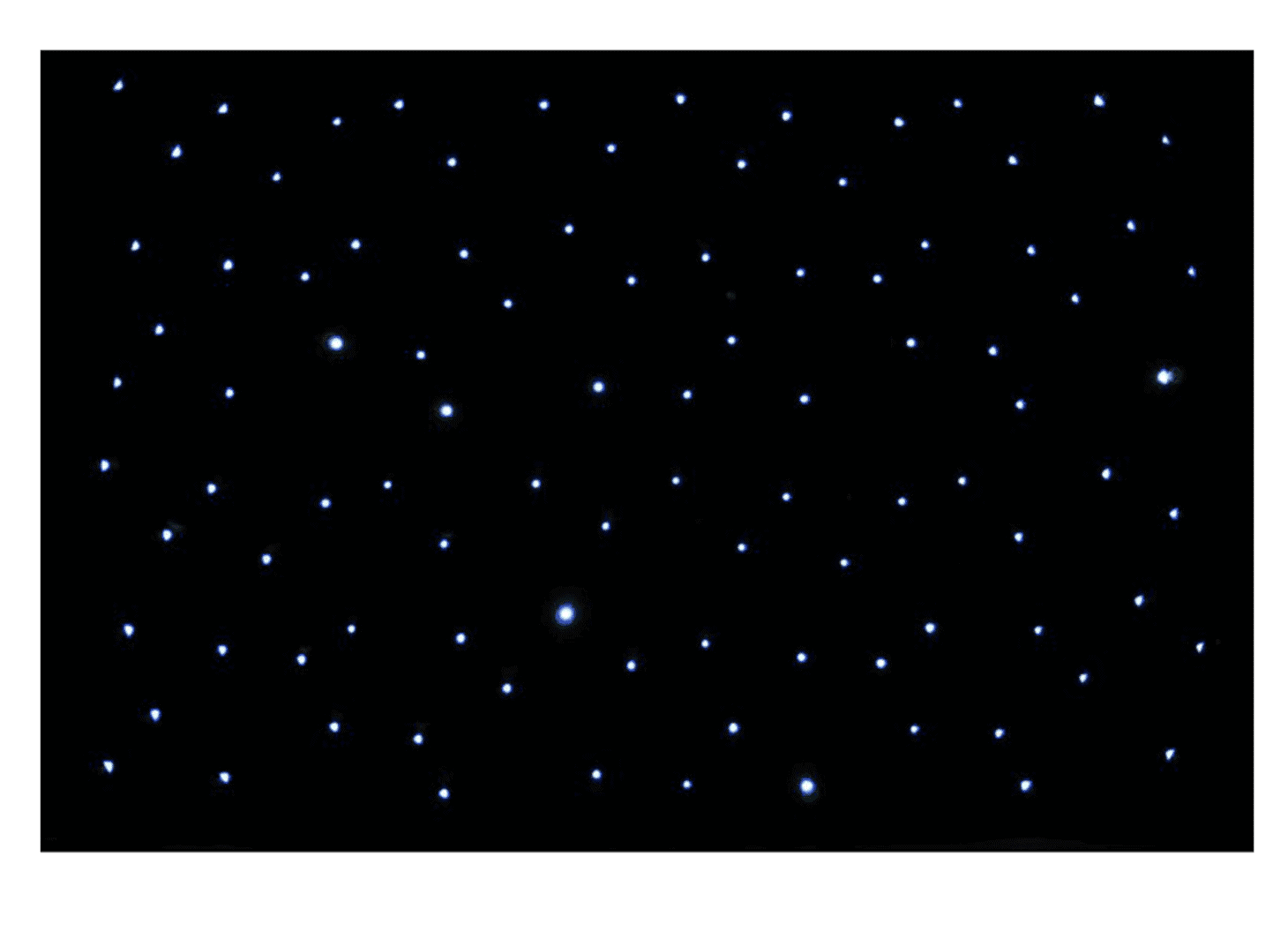Black Starcloth 6x3