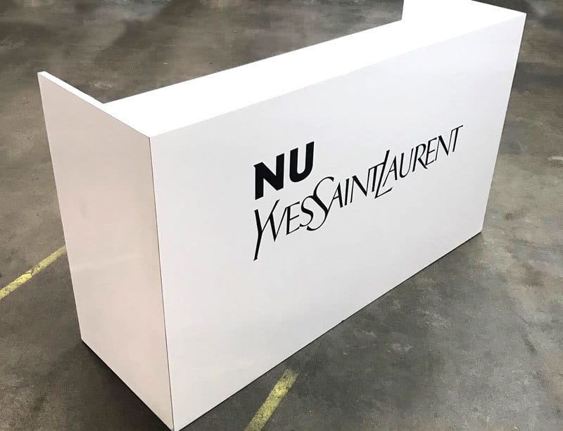 White Gloss DJ Booth